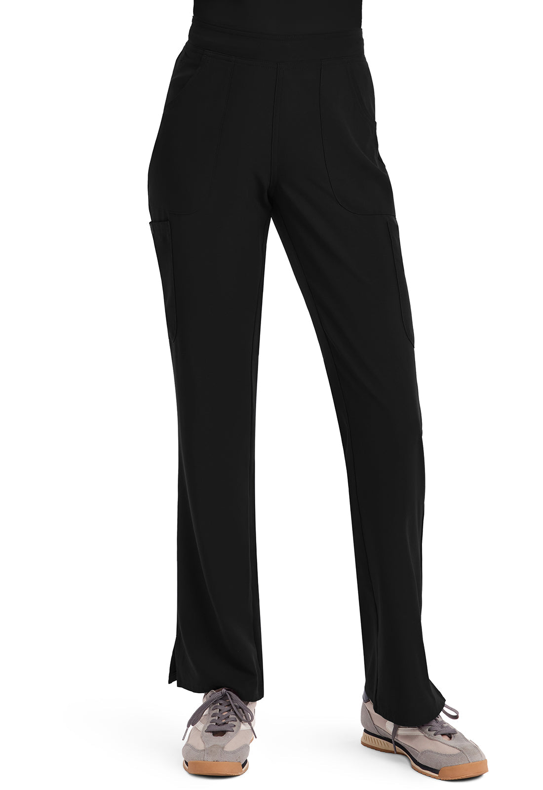 Women's Women's Mid Rise Flare Leg Pant - Black